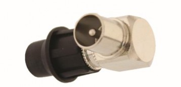 IEC 9.5mm Αρσενικό 90° με CAP